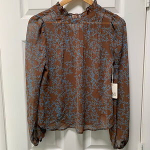 NEW! A.N.A floral boho blouse